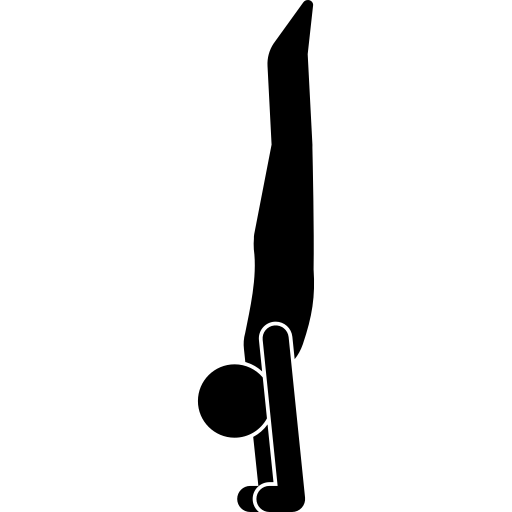 man doing a hand stand